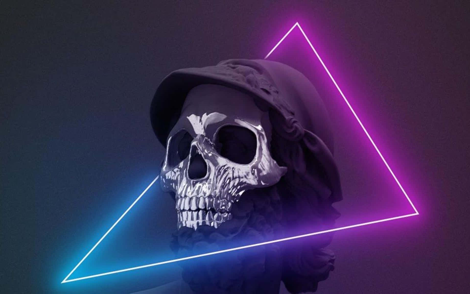 Erövragalaxen Med Purple Skull Trooper! Wallpaper