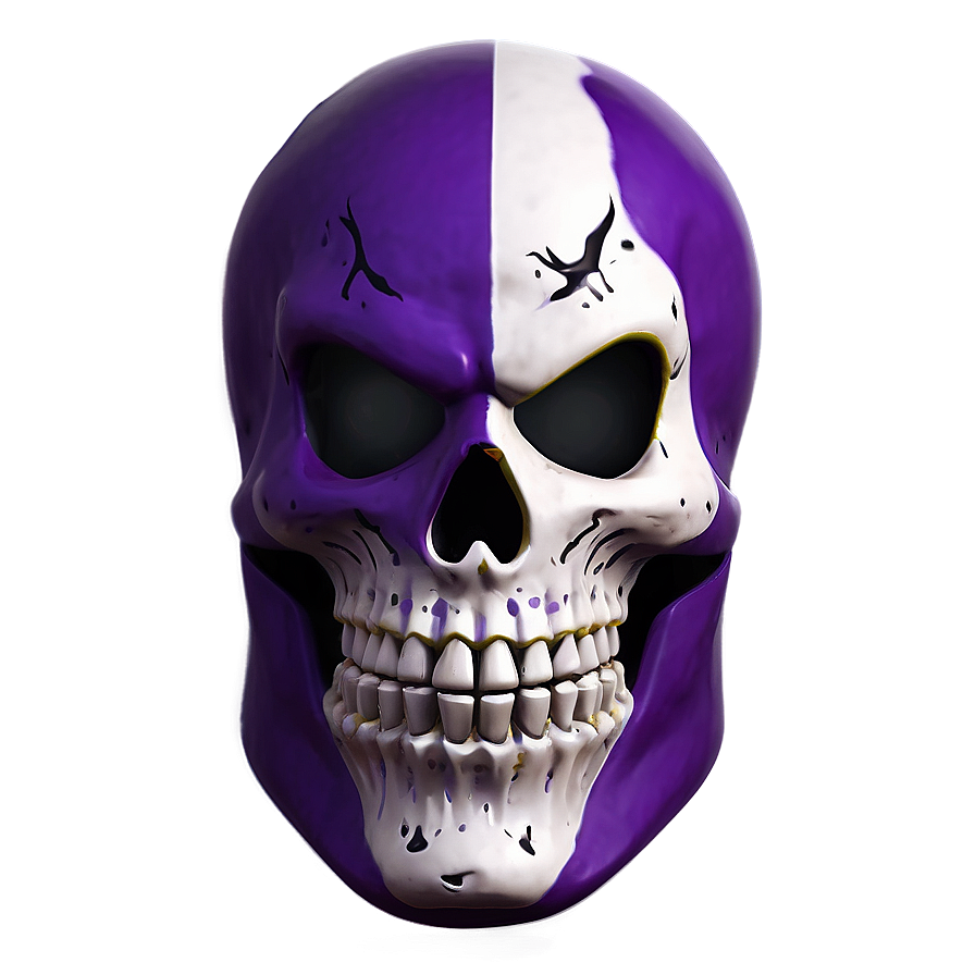 Purple Skull Trooper Fortnite Costume Png 2 PNG