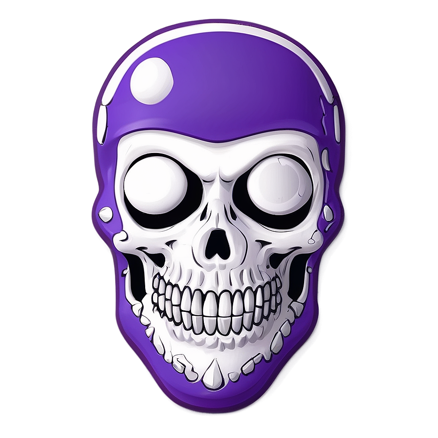 Purple Skull Trooper Gaming Art Png 06202024 PNG