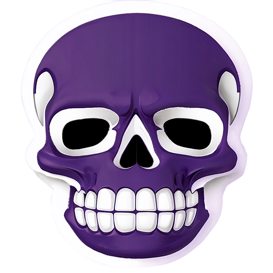 Purple Skull Trooper Gaming Icon Png Inf51 PNG