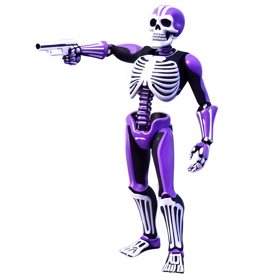 Purple Skull Trooper Unique Art Png Hii11 PNG