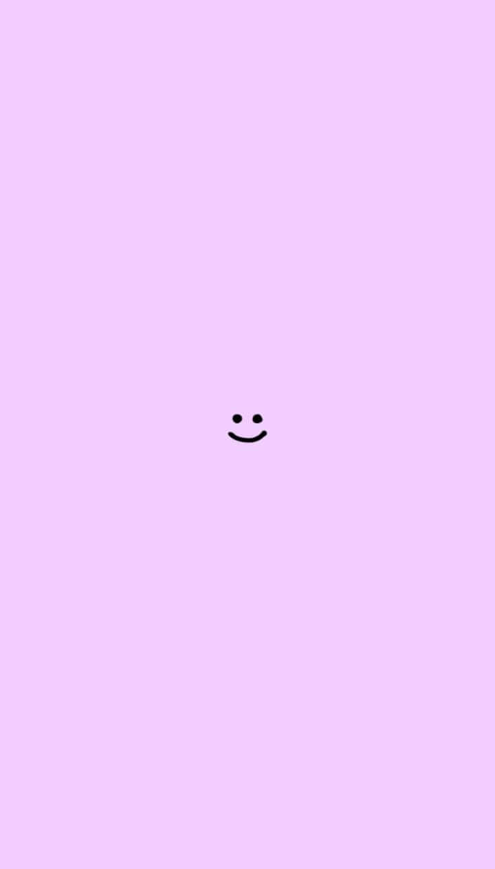 Purple Smiley Face Simple Background.jpg Wallpaper