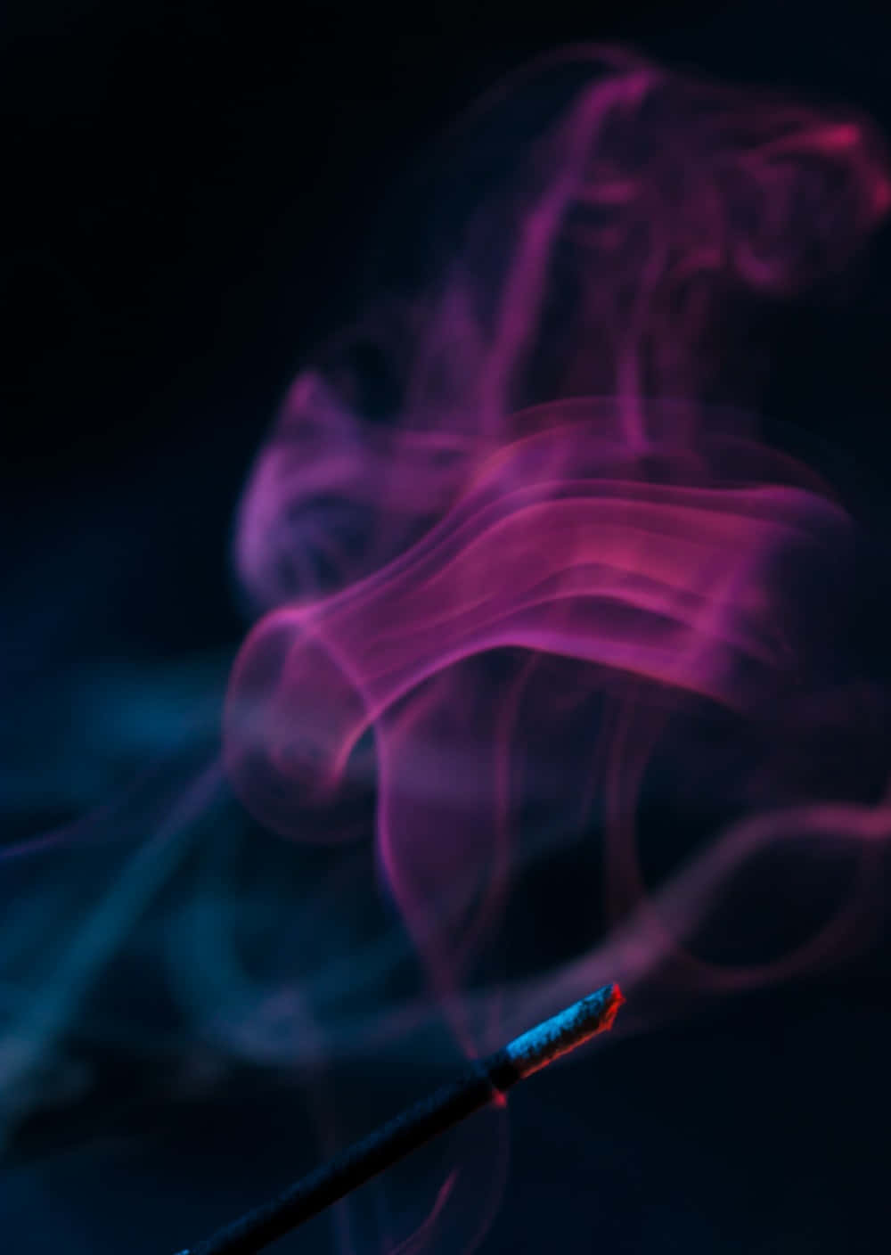 Enjoy the beauty of purple smoke in this captivating background