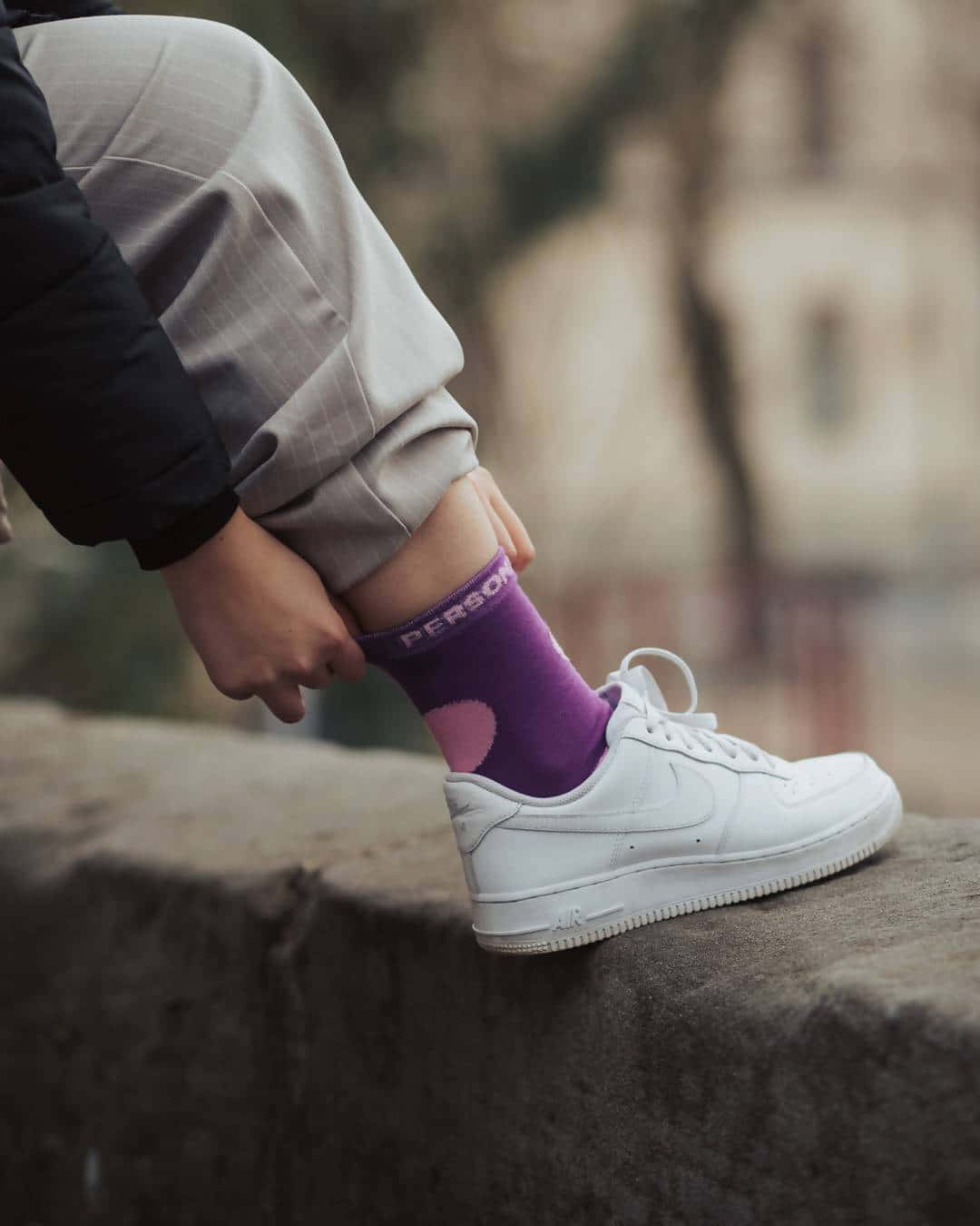 Purple Socks Wallpaper