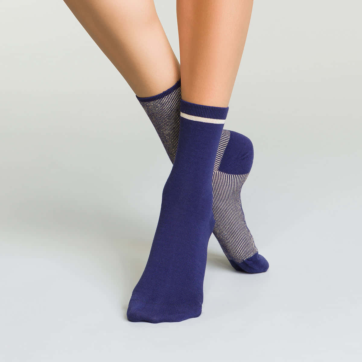 Show off Your Style With Purple Socks" Wallpaper