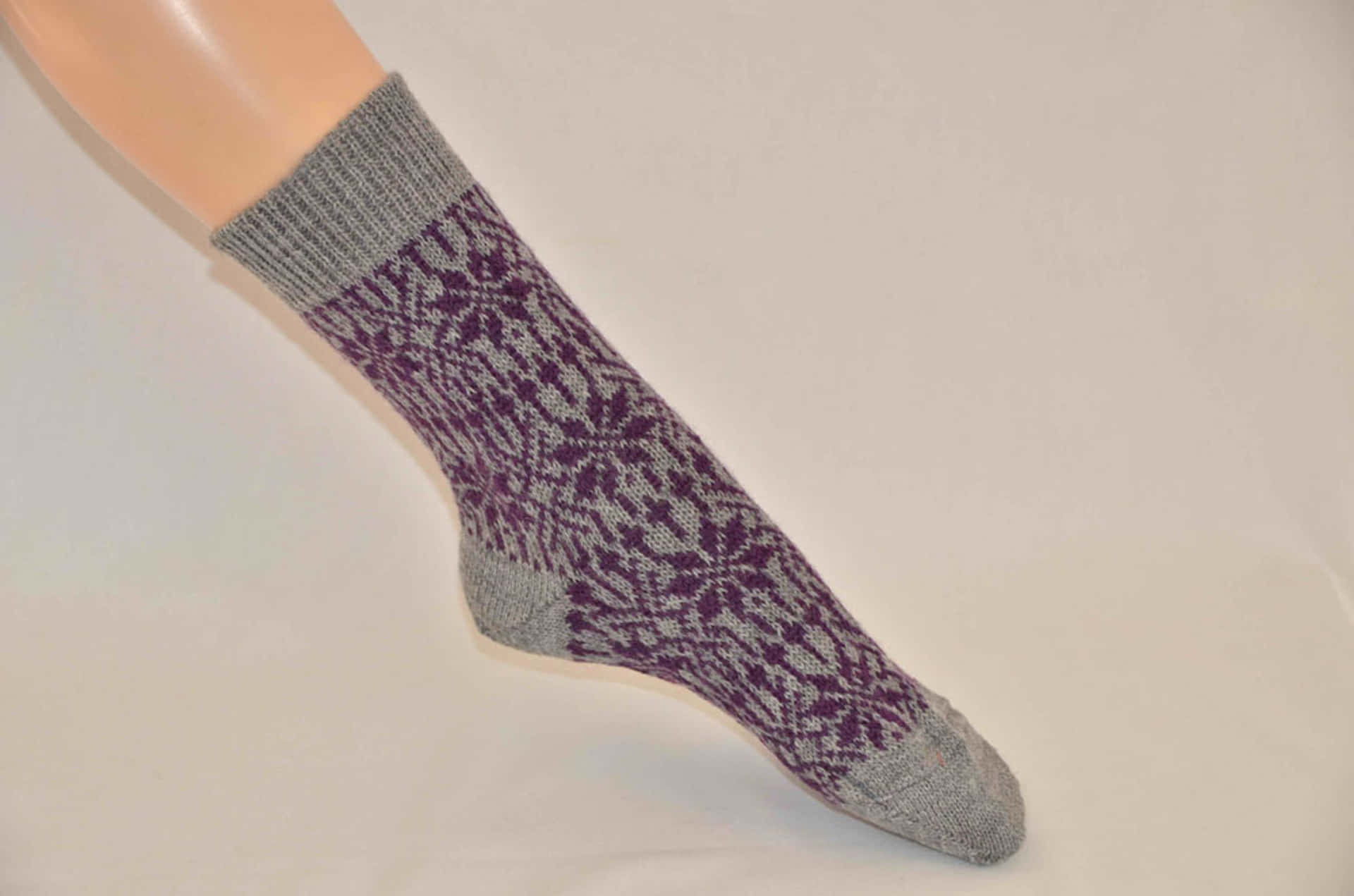 "Step up your style game with a splash of Purple Socks!" Wallpaper