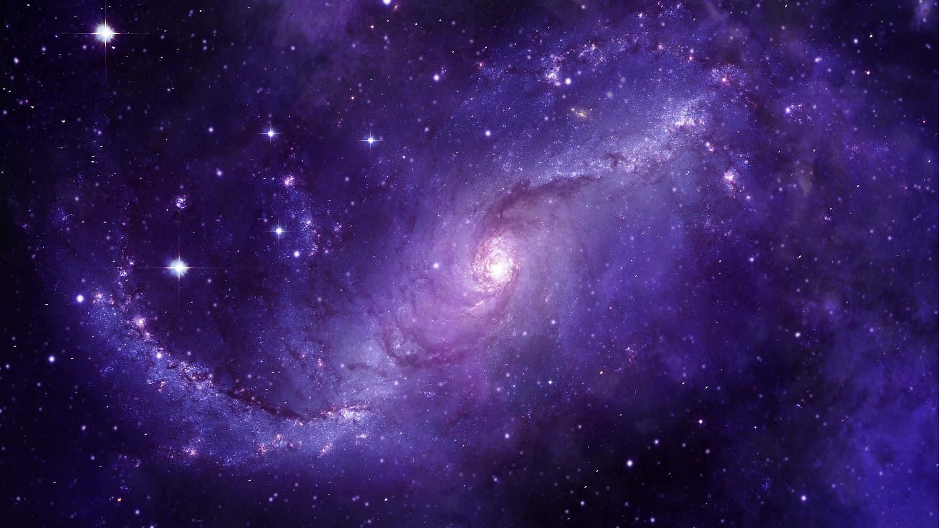 Explore the beauty of space, in magnificent purple!