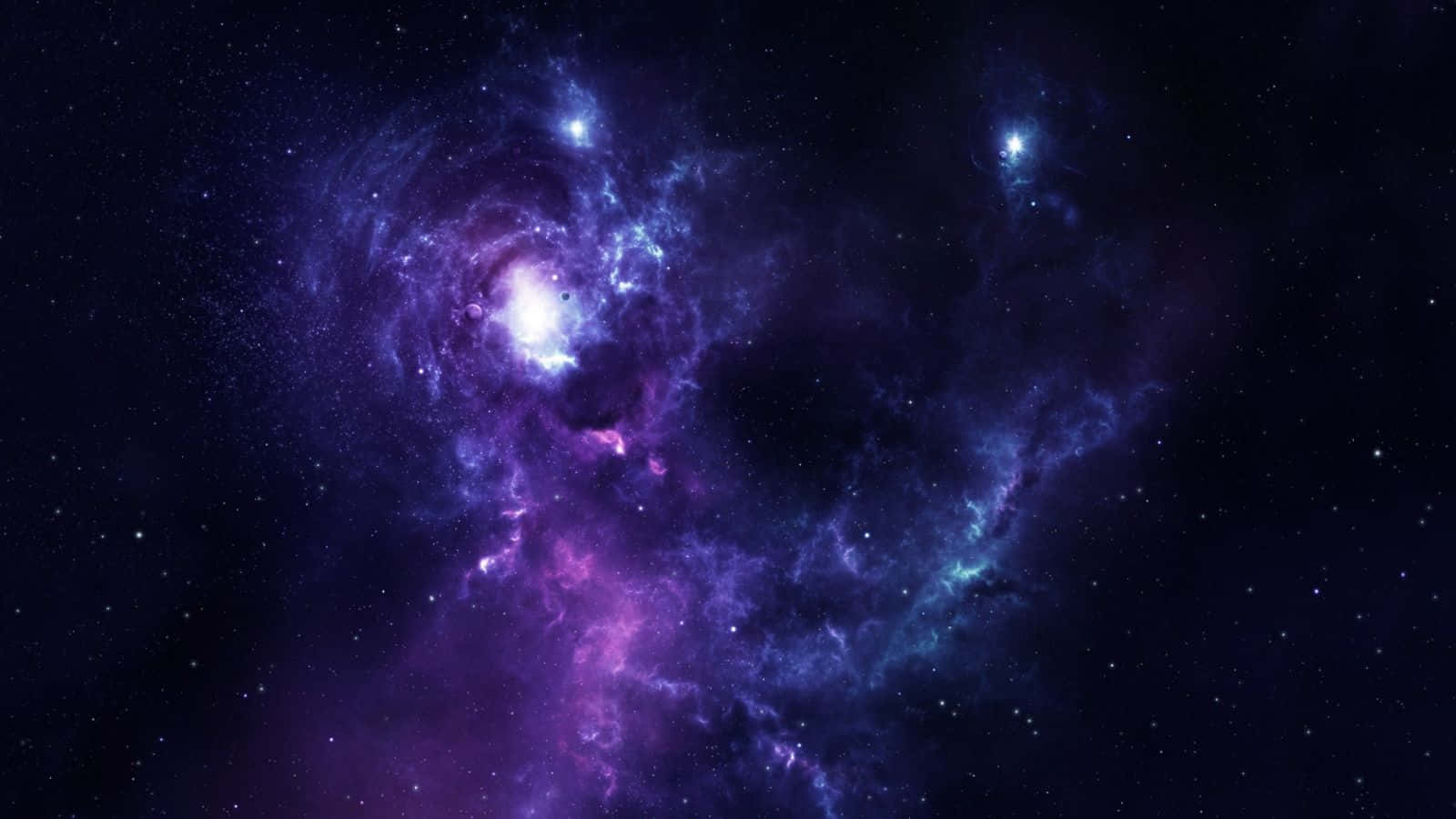 Esplorandole Profondità Di Uno Spazio Cosmico Viola