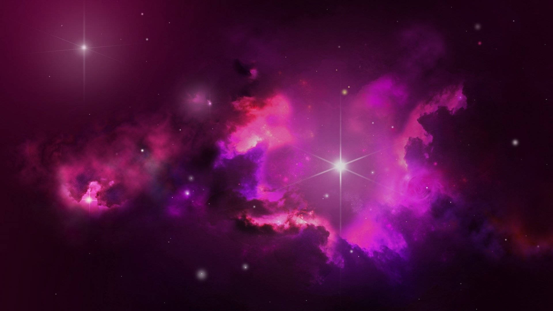 Purple Space Background Wallpaper