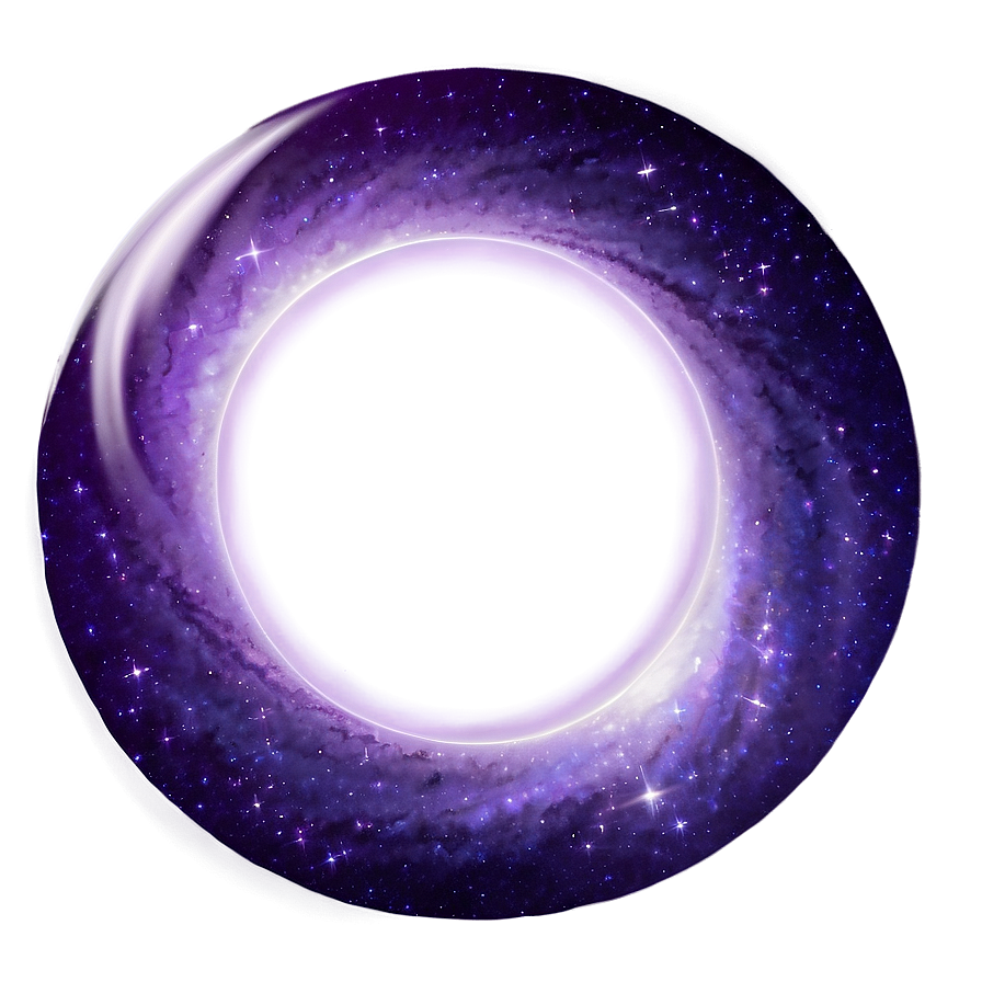 Purple Space Galaxy Border Png Asp PNG