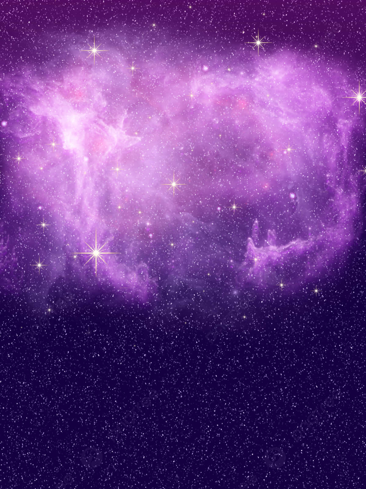 A Vibrant Purple Star Background