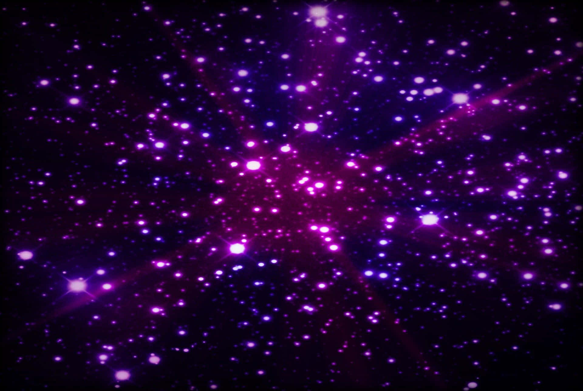 Shimmering Purple Star Nebula