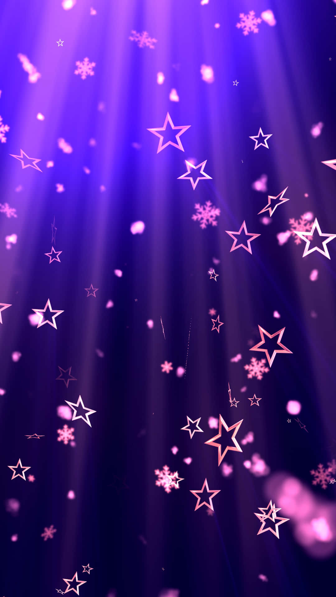 Mysterious Purple Star Wallpaper