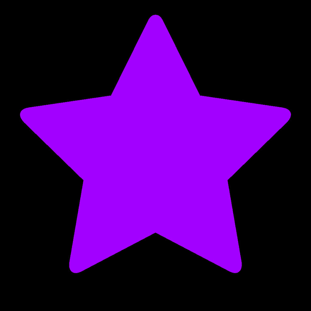 Bright and Shining Purple Star Twinkling in the Night Sky Wallpaper