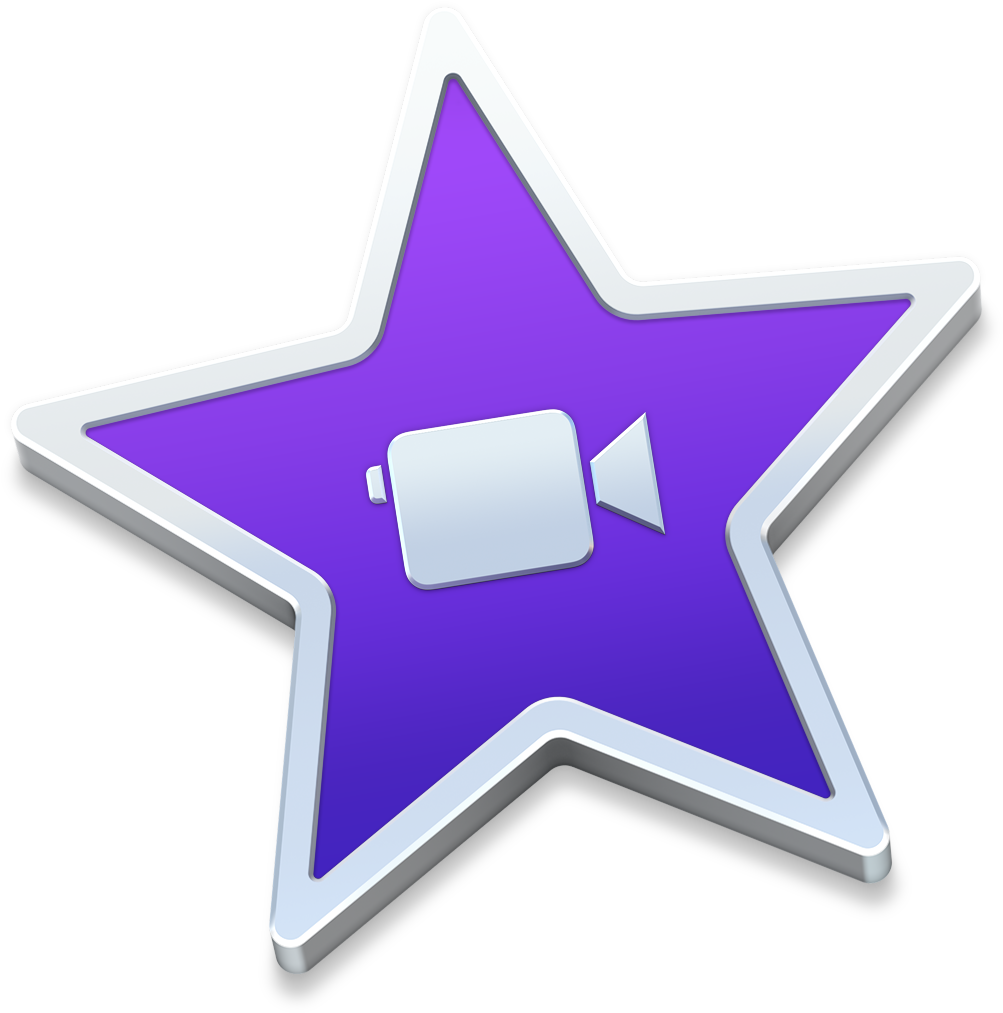 Purple Star Video Icon PNG