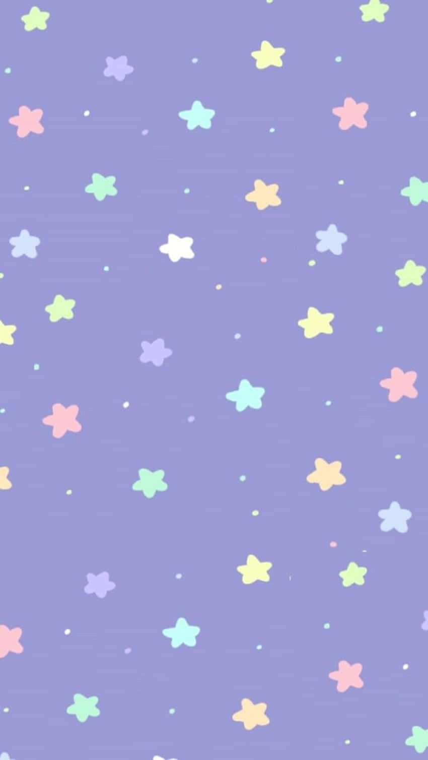 Skinnende dyb lilla stjerne skinner mod et nattehimlen Wallpaper
