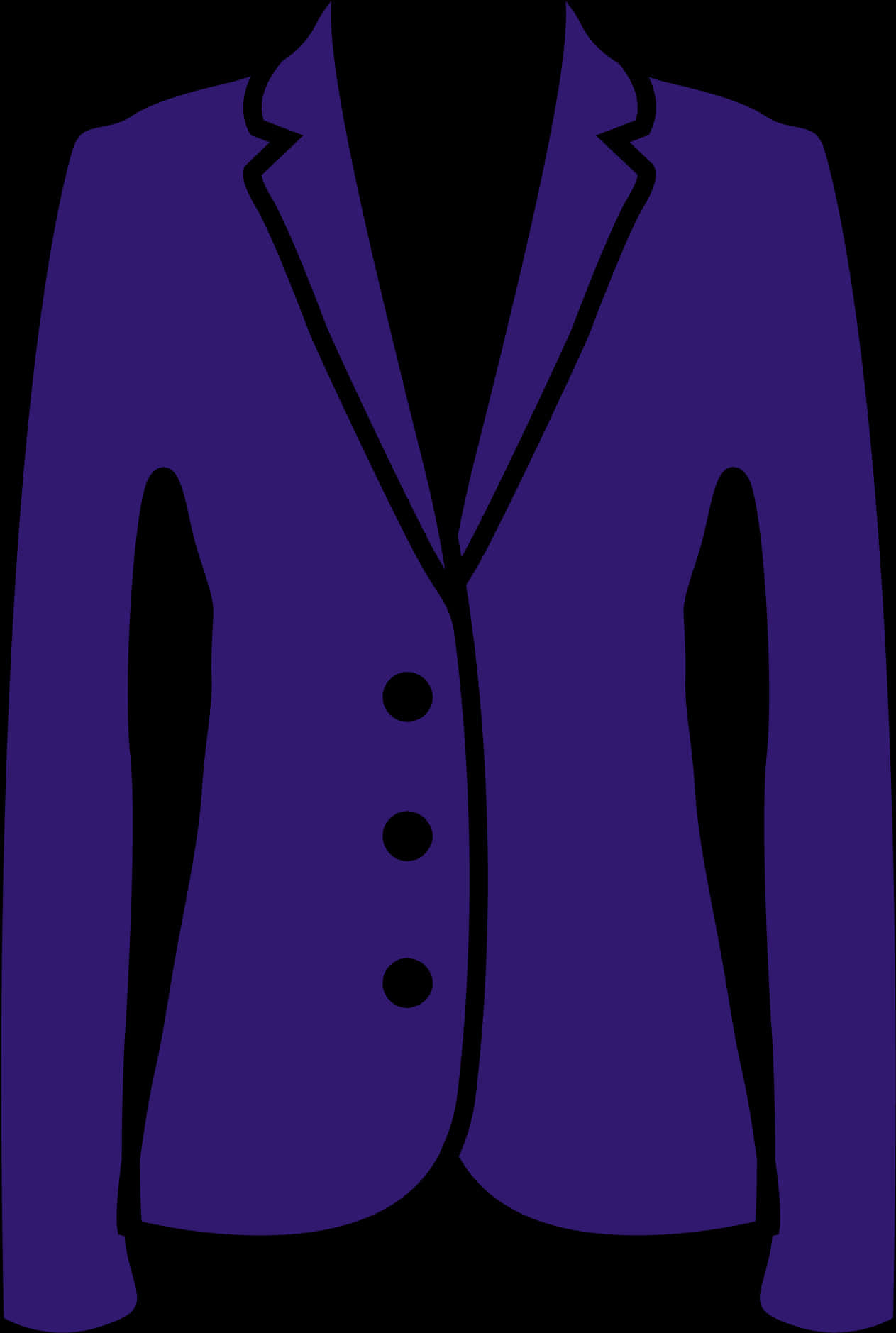 Purple Suit Jacket Clipart PNG