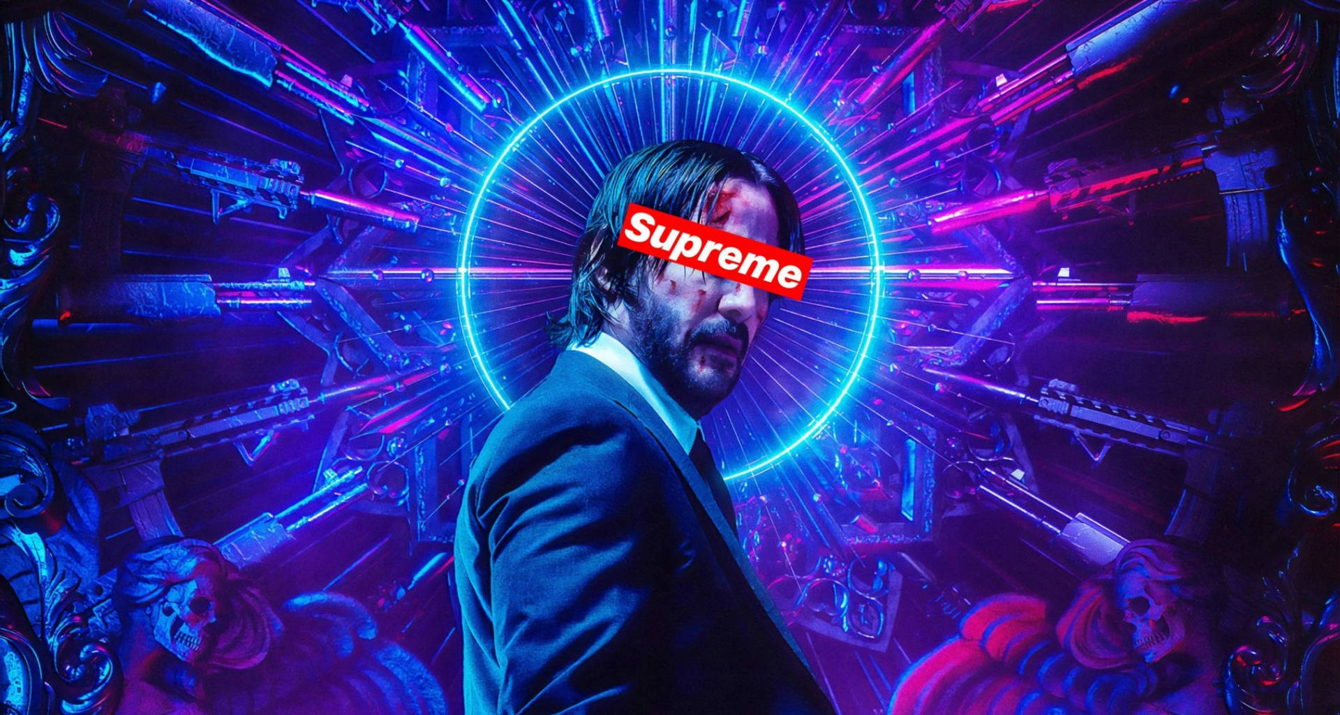 Purple Supreme Keanu Reeves Wallpaper