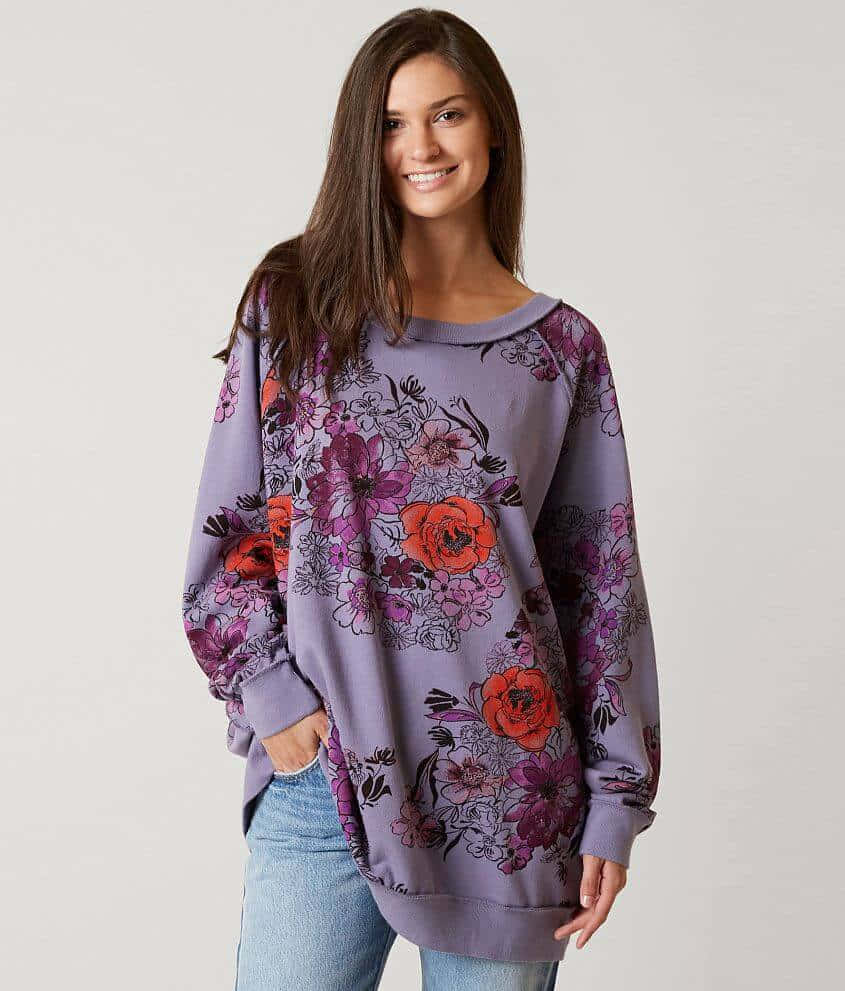 Purple Sweatshirt Is Stylish And Cozy! Wallpaper