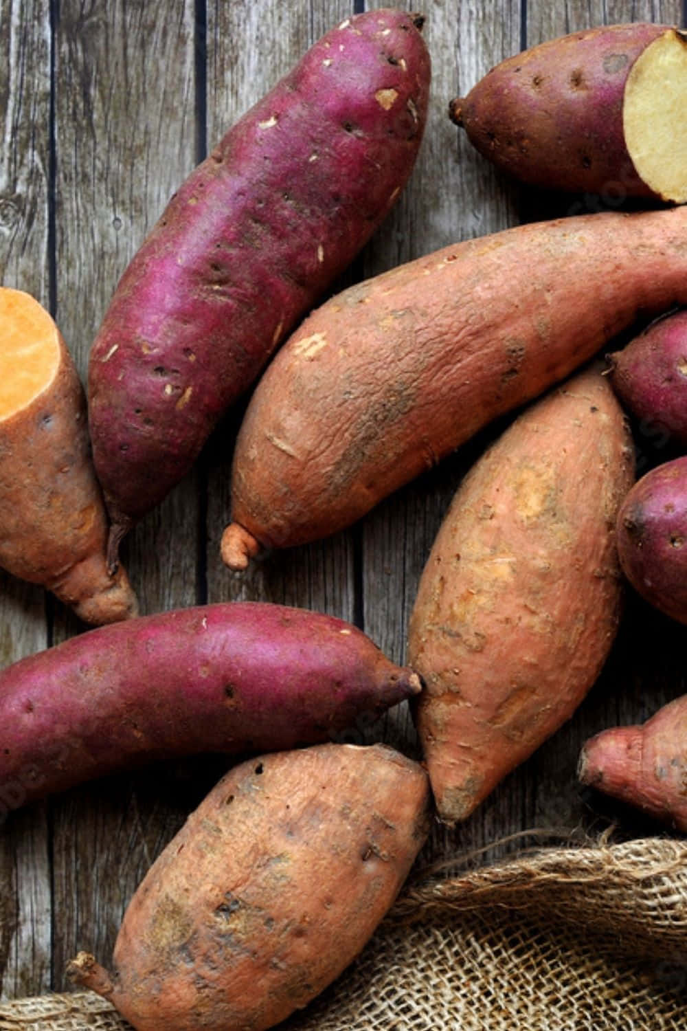 Deliciously Colorful Purple Sweet Potato Wallpaper