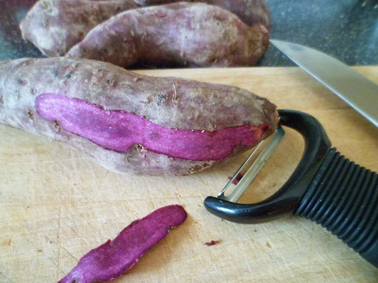 Sweet and Spicy Purple Sweet Potato Wallpaper