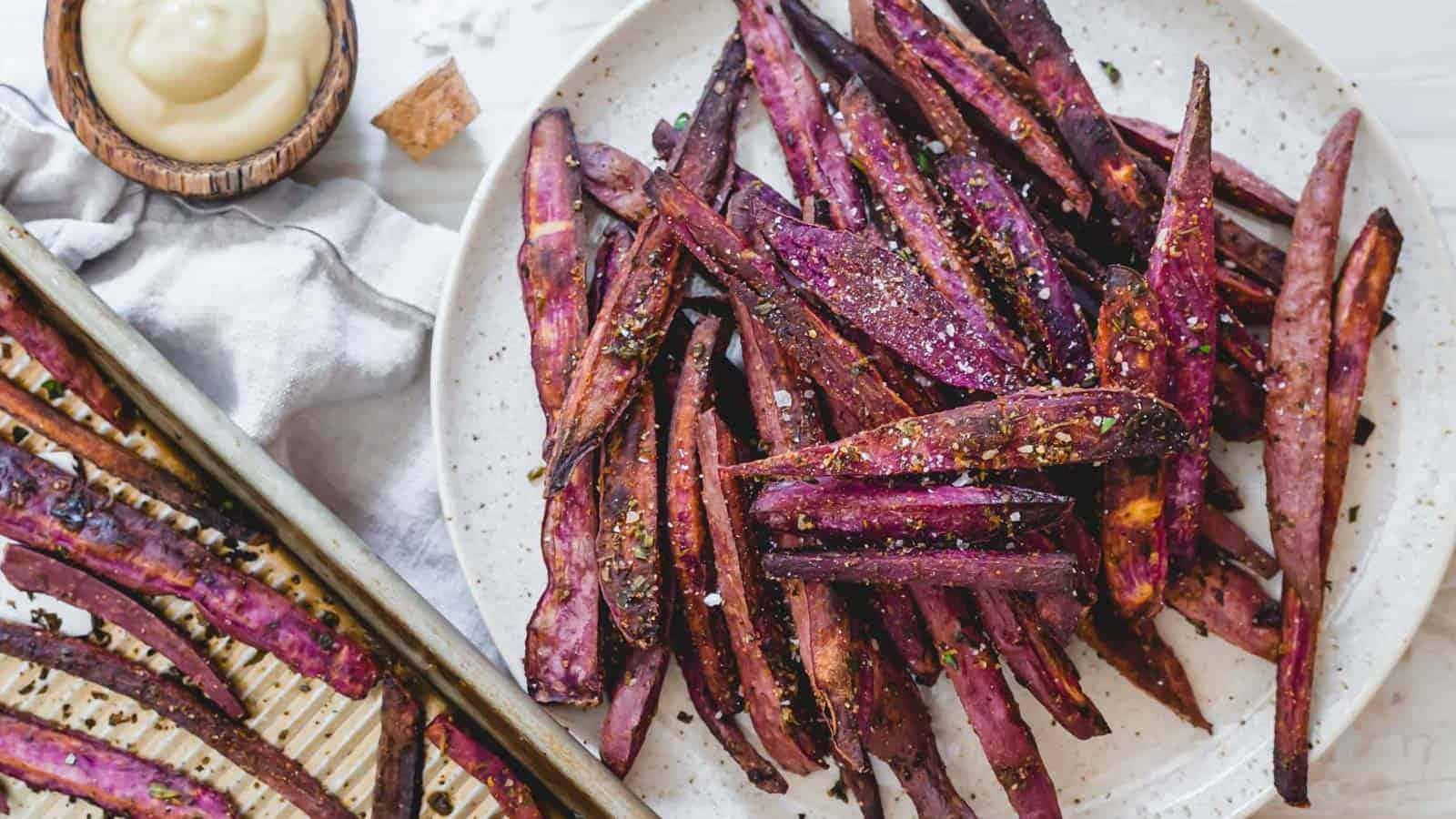 Delicious Purple Sweet Potato Wallpaper