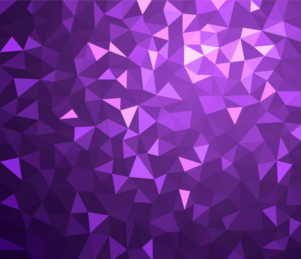 Purple Triangles On A Background