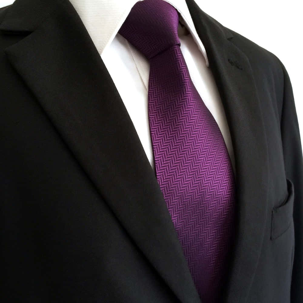 Make your look stand out with this stylish purple tie! Wallpaper