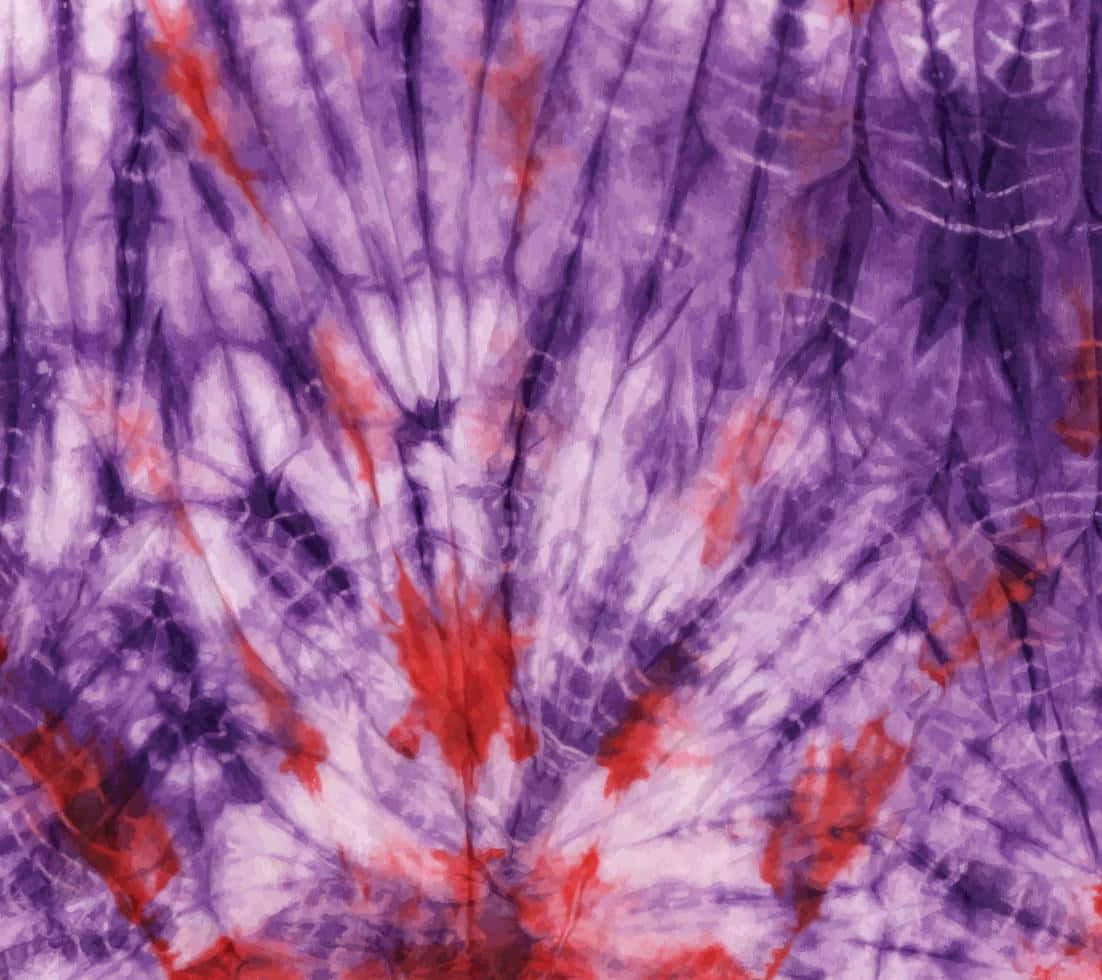 Bold And Vibrant Purple Tie-Dye Wallpaper