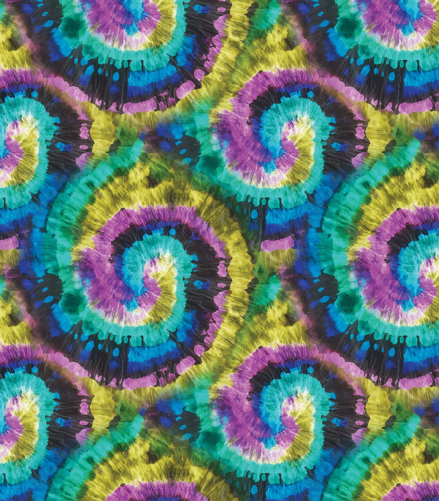 Purple Tie Dye Pattern Swirls