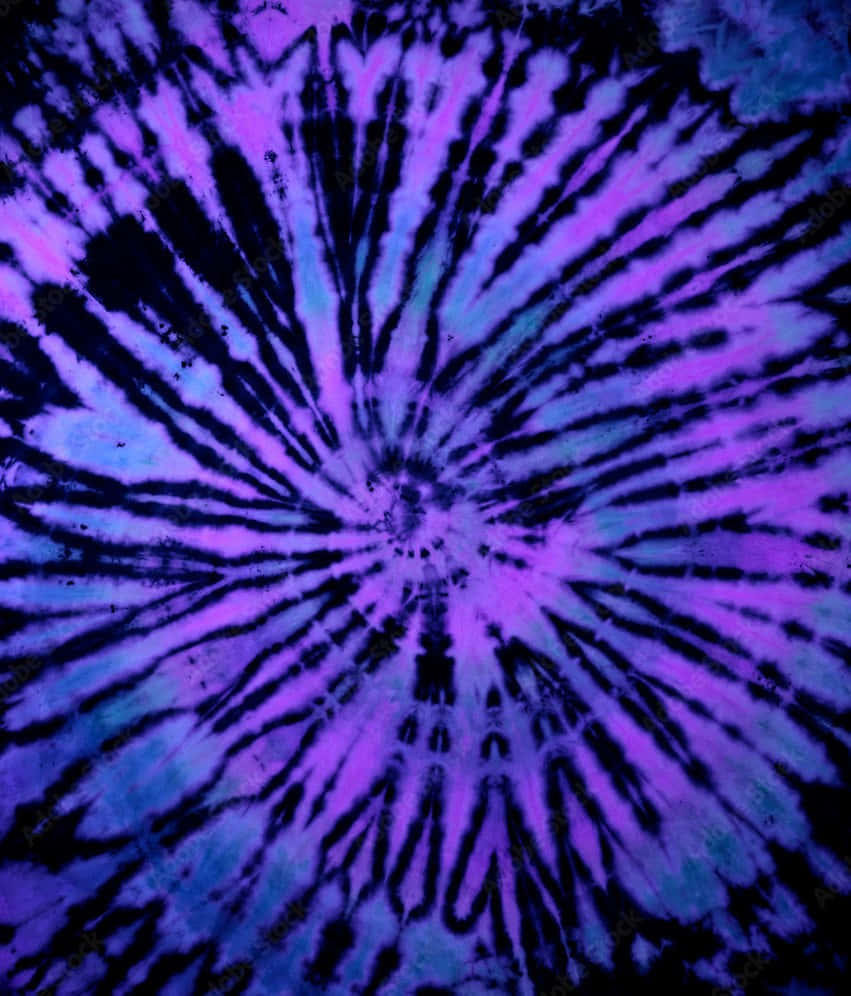 Vibrant Purple Tie Dye Background