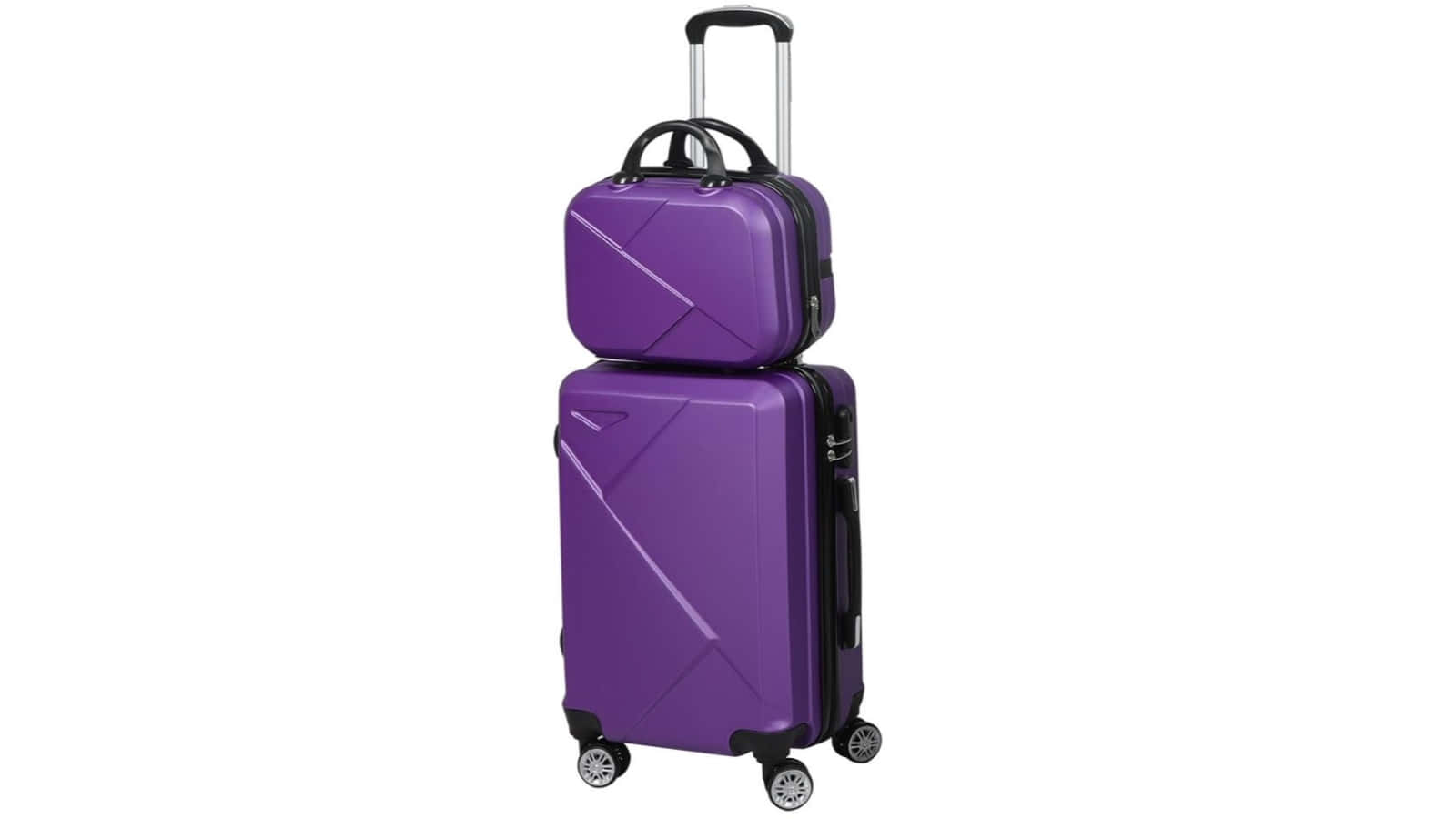 “Experience life with a Purple Travel Bag” Wallpaper