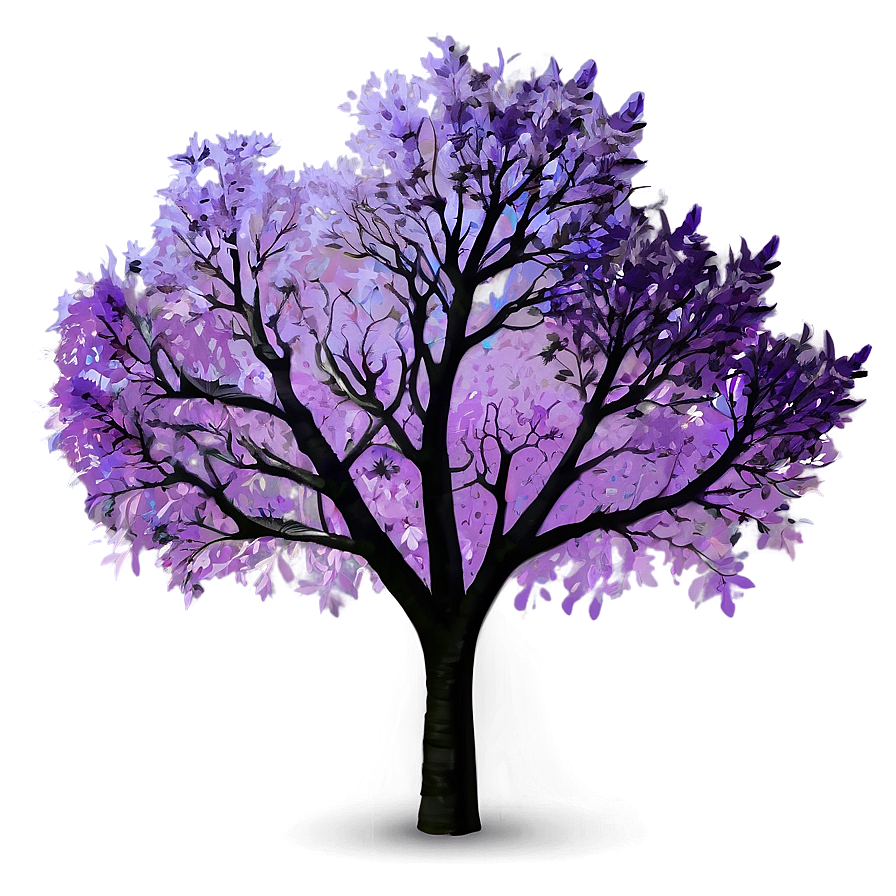 Purple Tree Png Vtx PNG