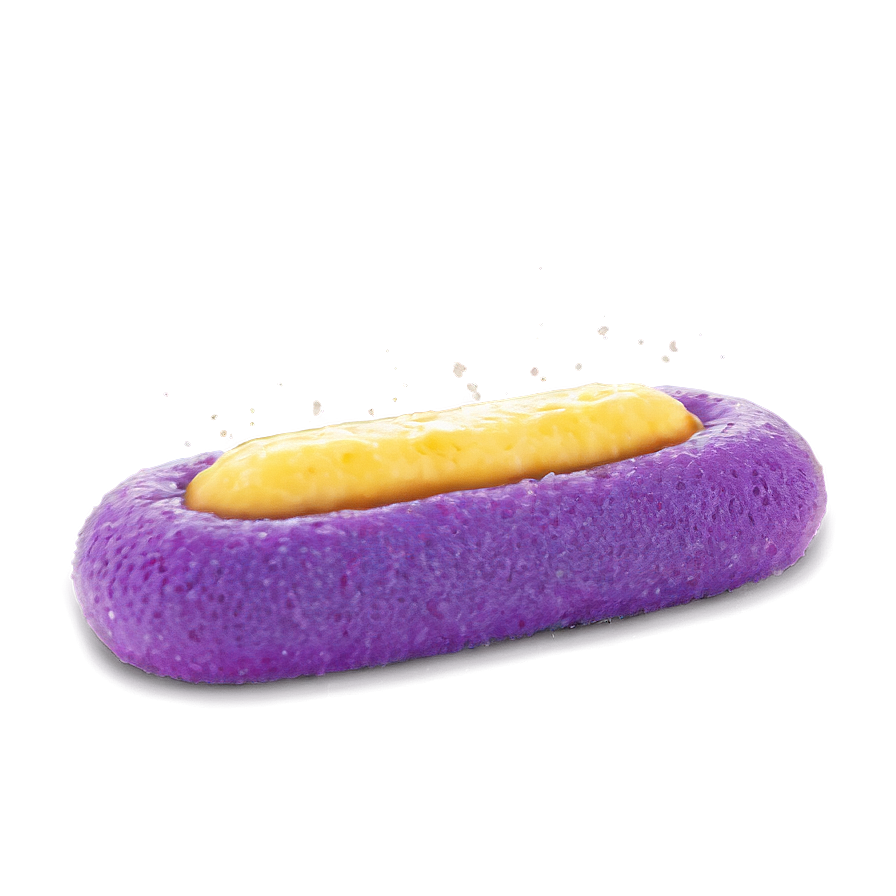 Purple Twinkiewith Yellow Filling PNG