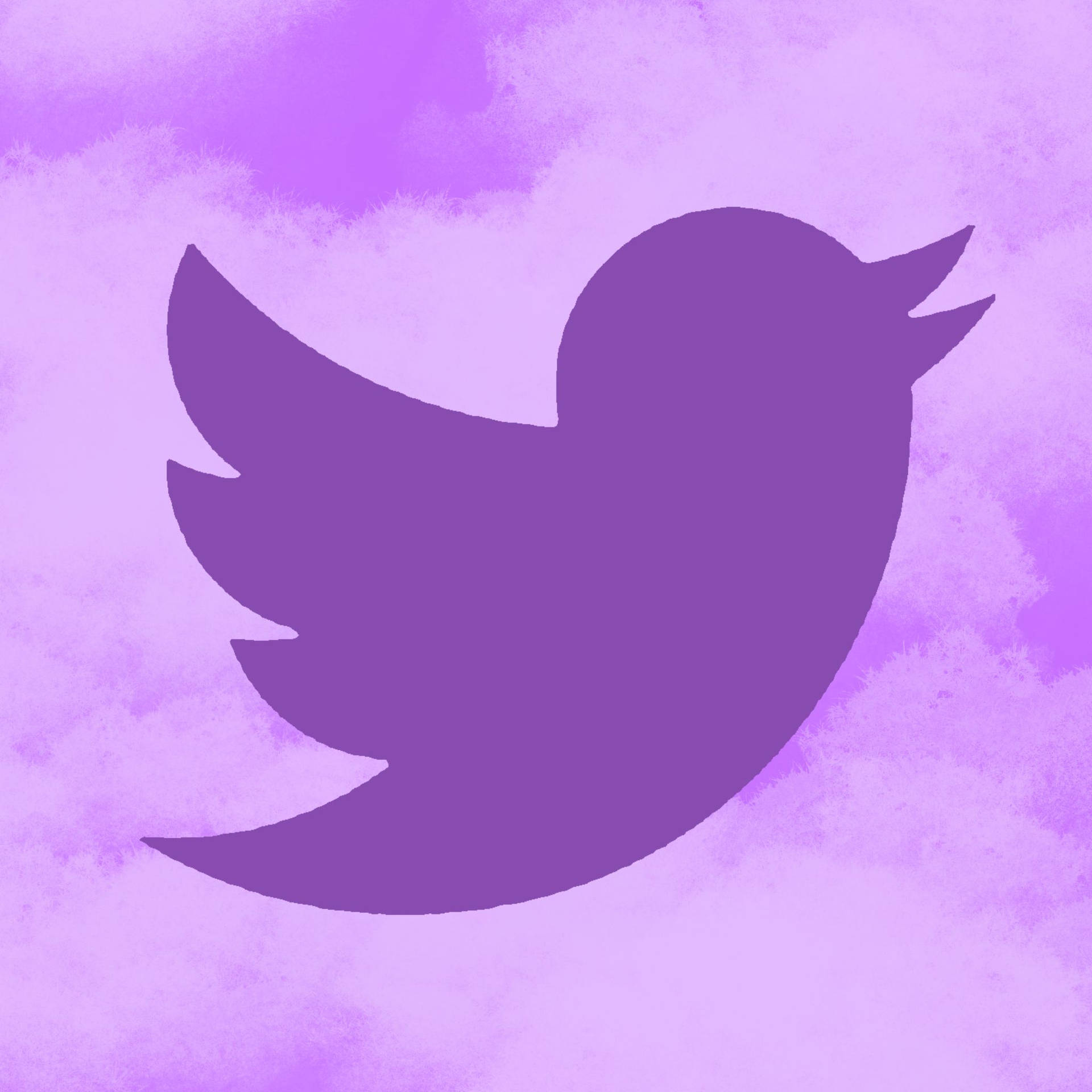 Purple Twitter Logo Wallpaper