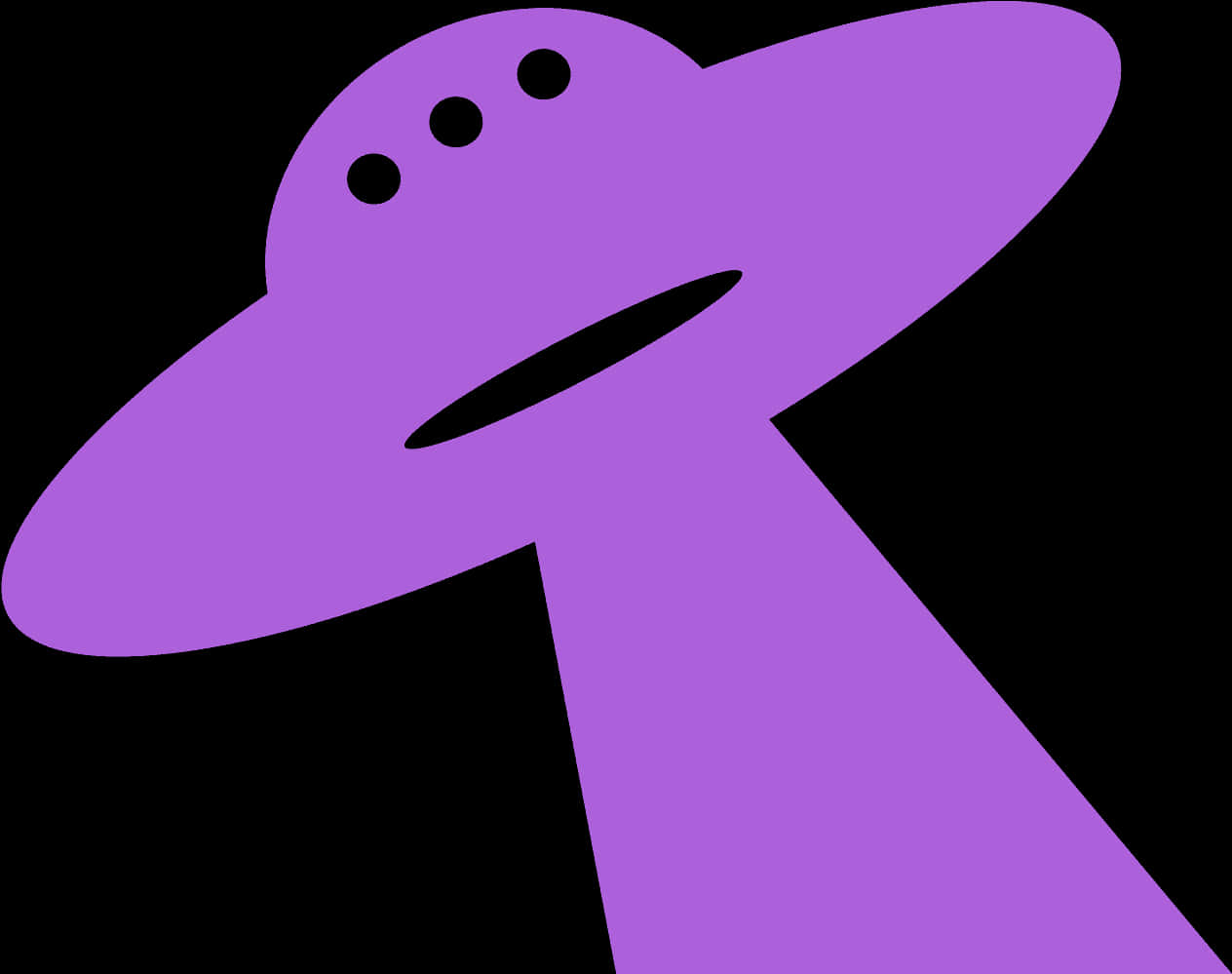 Purple U F O Icon PNG