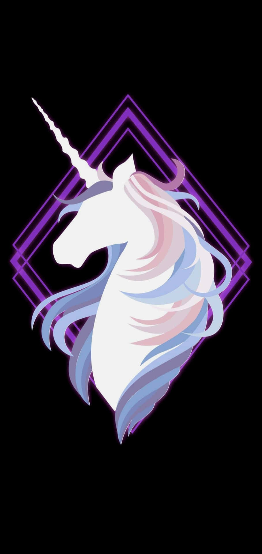 Believe Your Wildest Dreams With A Purple Unicorn! Wallpaper