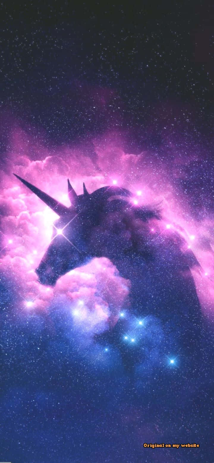 Look Out For The Magical Purple Unicorn! Wallpaper