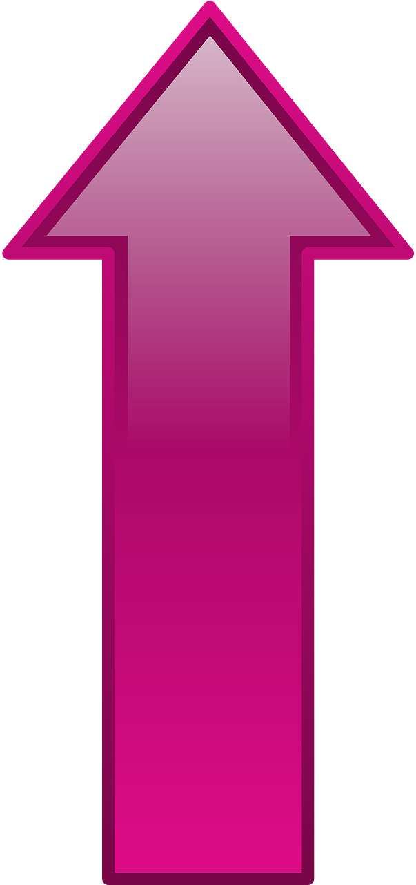 Purple Up Arrow Graphic PNG