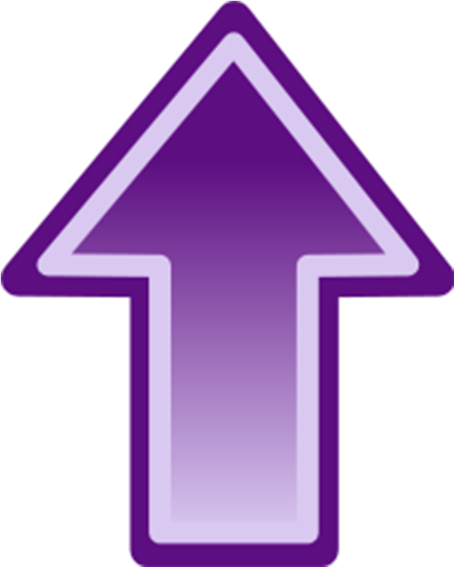 Purple Up Arrow Icon PNG