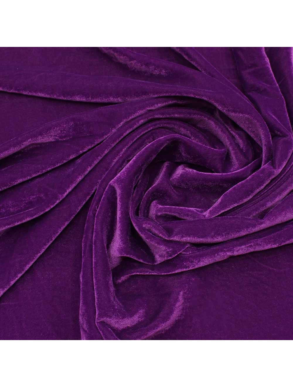 A luxurious velvety purple fabric draped across an elegant chair. Wallpaper