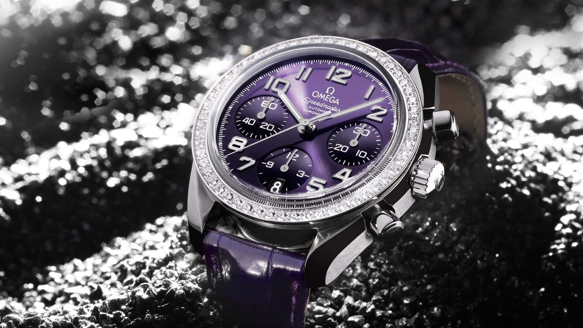 Stylishly Chic Purple Watch Wallpaper
