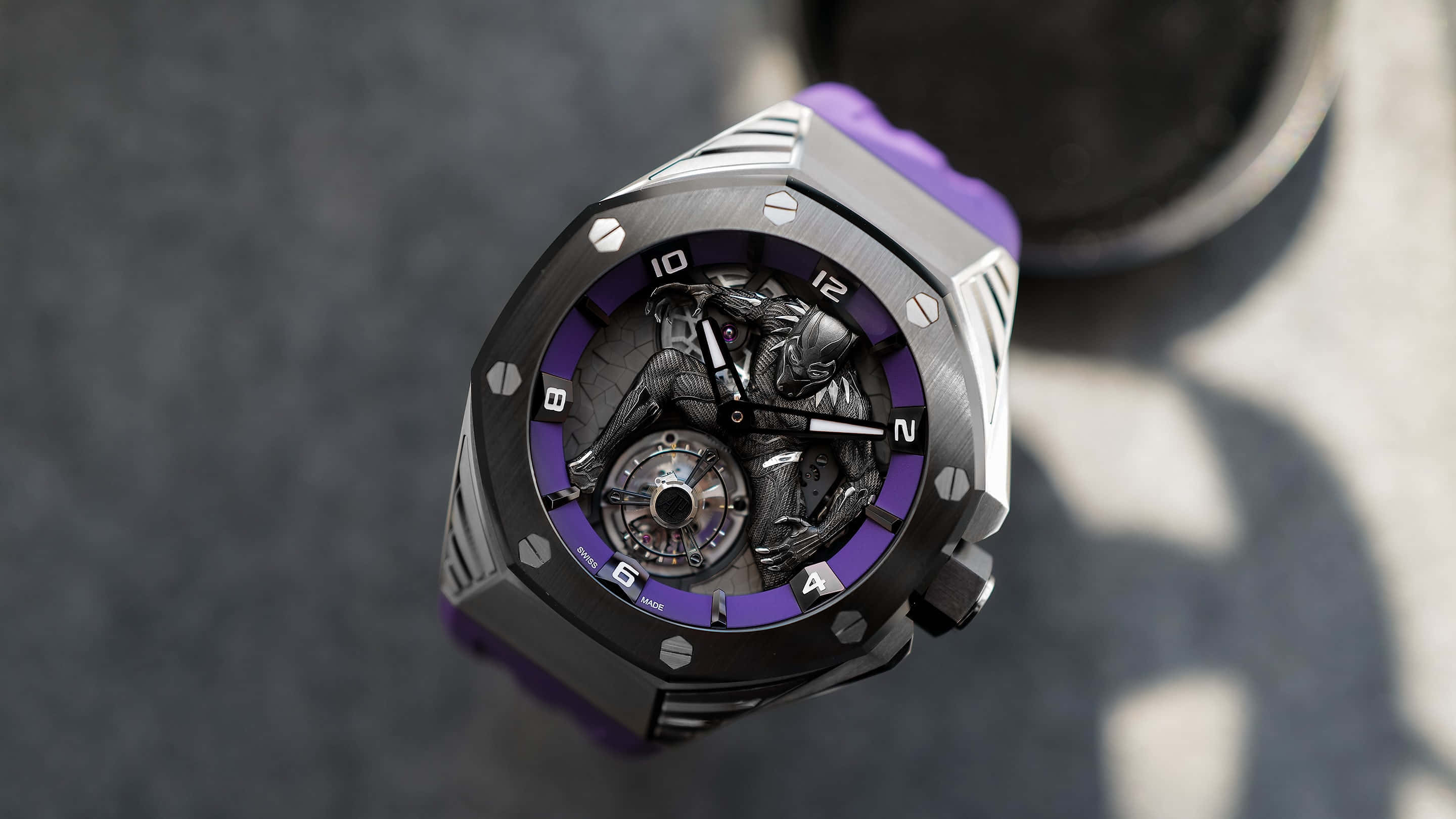 Accessorize with Style. Add a Pop of Color With a Fun and Vibrant Purple Watch. Wallpaper