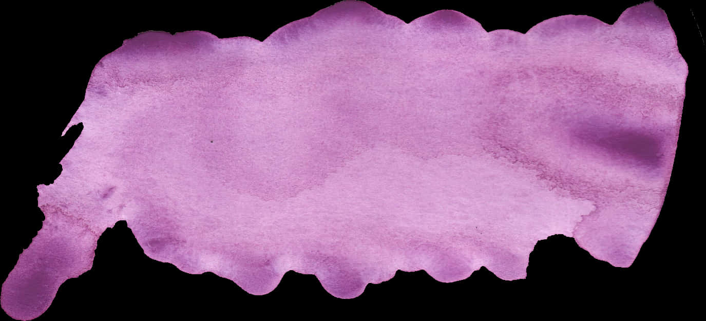 Purple Watercolor Splotch PNG