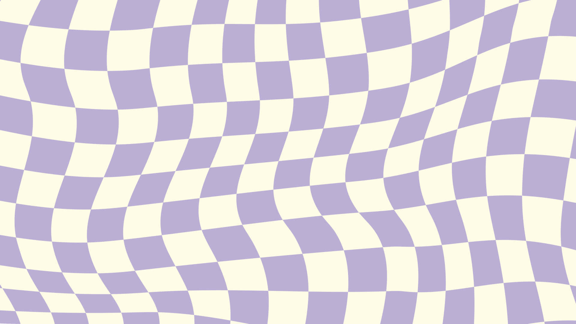 Purple White Wavy Checkered Pattern Wallpaper