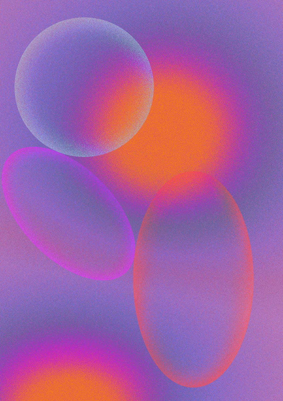 Purple Y2 K Aesthetic Abstract Wallpaper