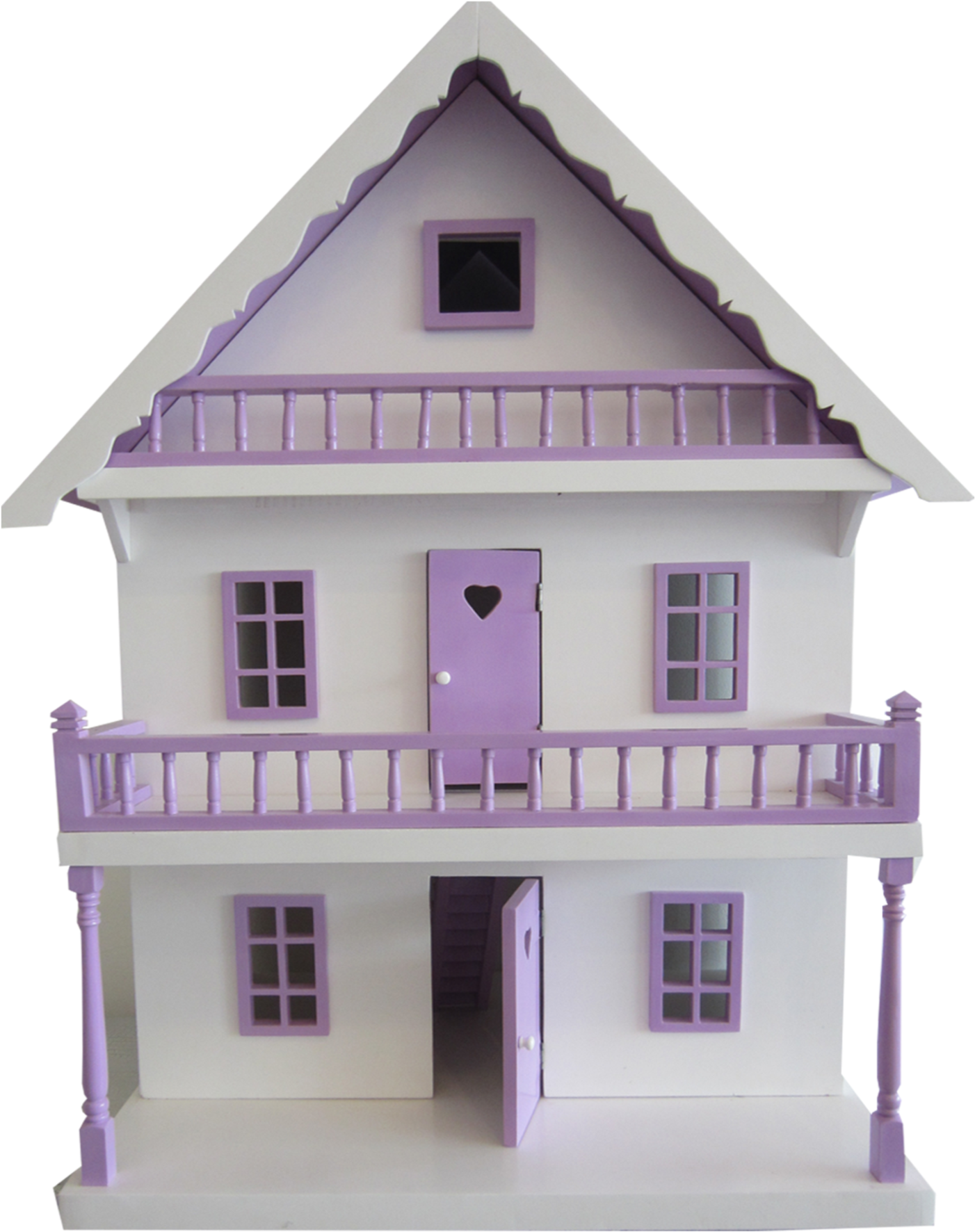 Purpleand White Dollhouse PNG
