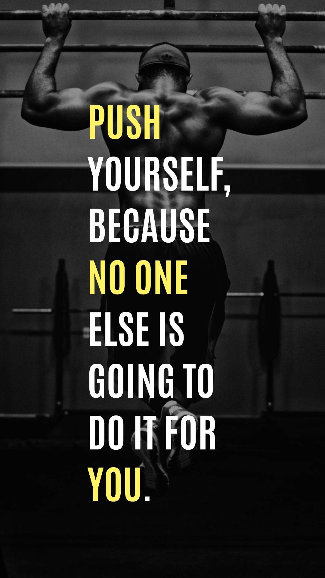 Drängdich Selbst - Fitness Motivationen Wallpaper