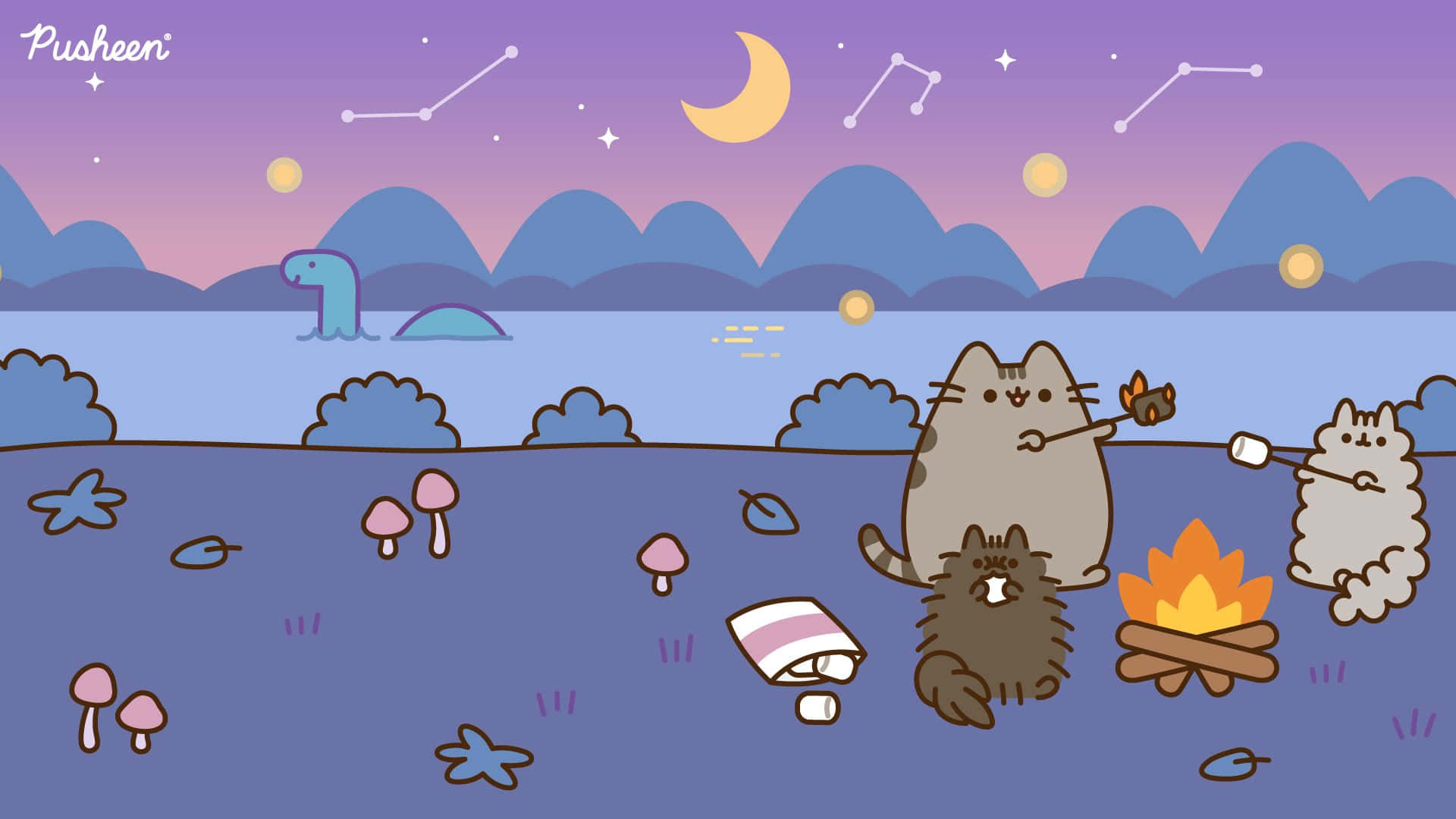 Get your paws on the cutest computer with Pusheen PC! Wallpaper