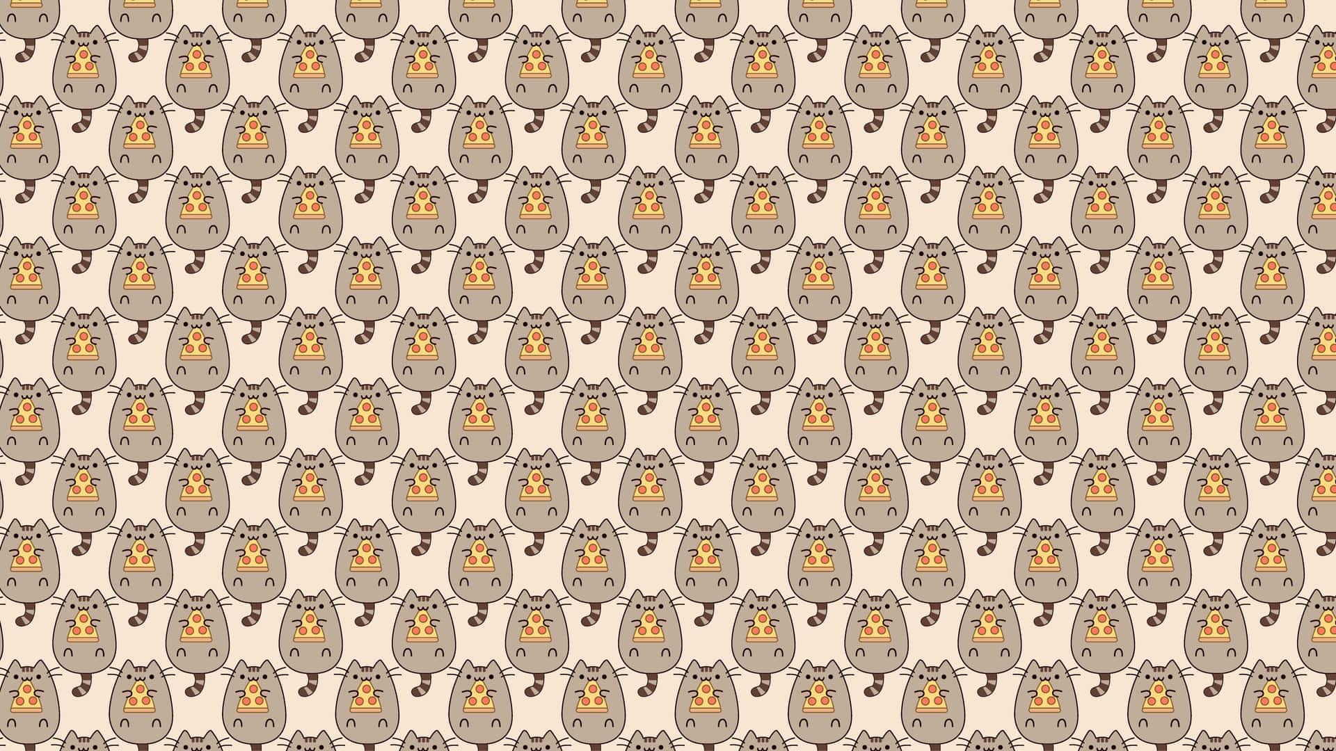 Have fun online with Pusheen PC Wallpaper